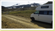 Auffahrt zum Snaefelsjökull